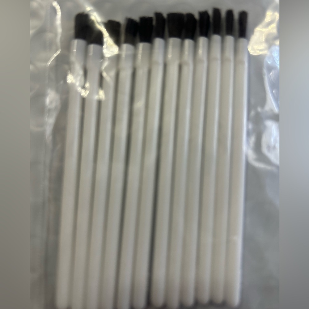 24 Disposable Lip And/or Eyeshadow Cosmetic Brushes, 12 x 2 count 3.5” Long